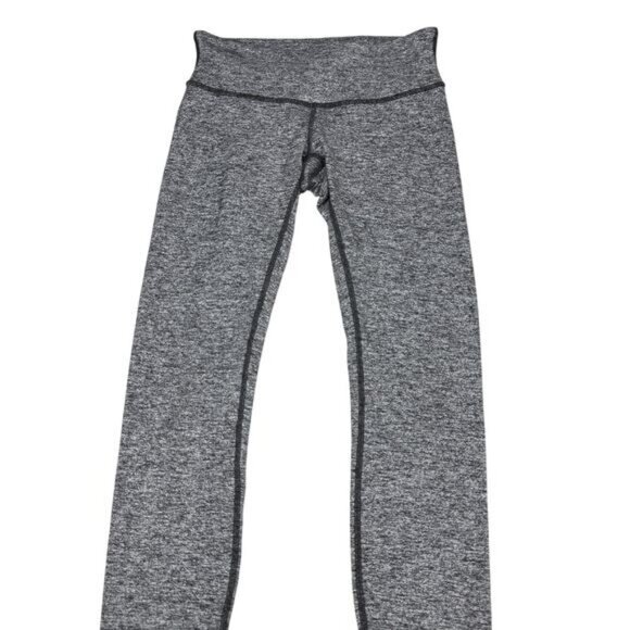 LULULEMON Wunder Under Low-Rise Tight 28" Size 4 Heathered Black - Picture 5 of 9